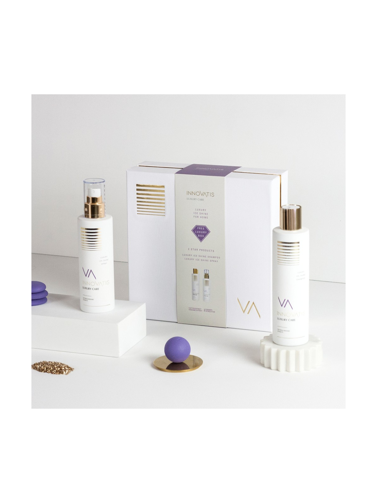 Kit Ice Shine Shampoing et Spray Conditionnant Blondes