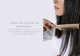 Chute de cheveux au printemps : comprendre pour mieux agir et retrouver une chevelure forte et dense