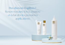 Renew : le soin reconstructeur qui redonne force, matière et éclat à tes cheveux fragilisés